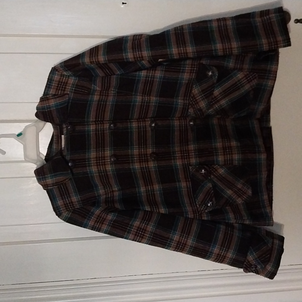 Plaid Winter Jacket - image 1